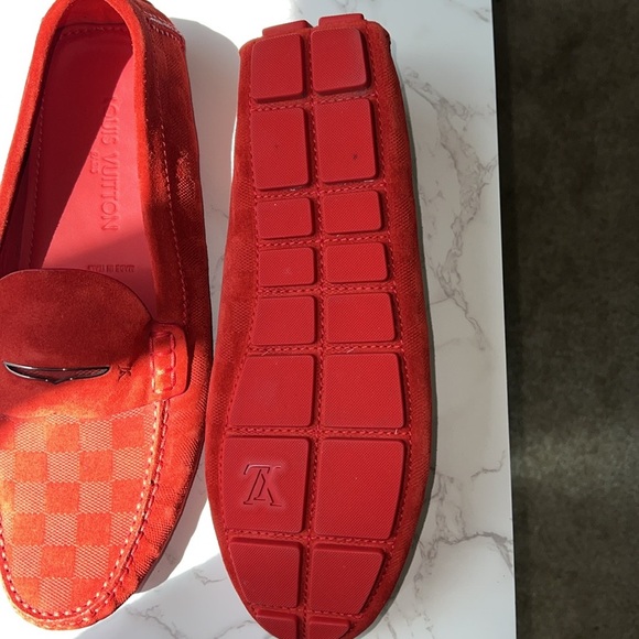 Authentic Louis Vuitton Men's Shoes Casual Red Loafers
Size 11M - Picture 10 of 10